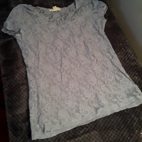 French Laundry, Lace Tee - Picture 1 of 3